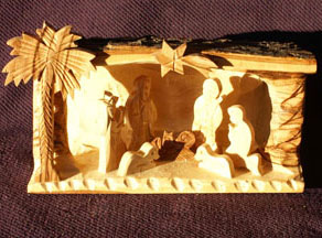 nativity in bark medium