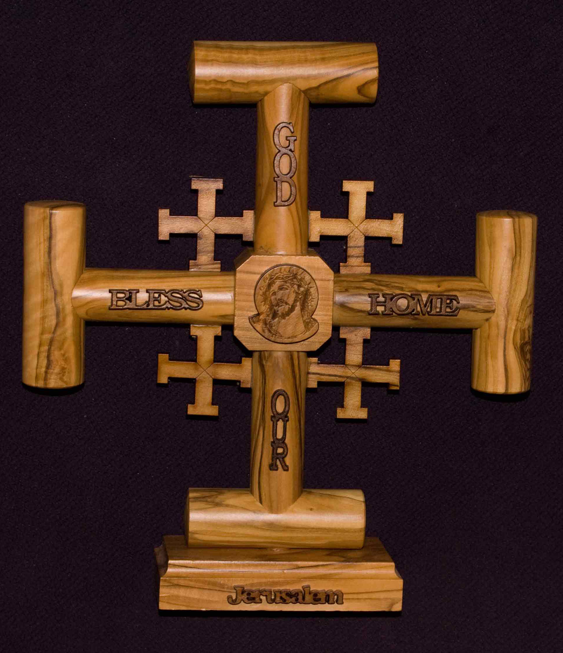 jerusalem cross pipes standing