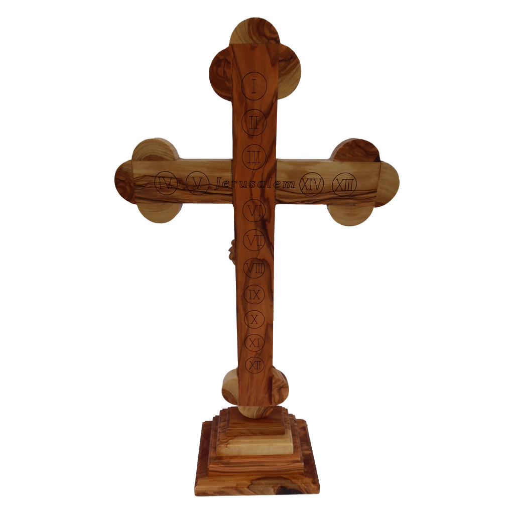 Standing Decorated Crucifix