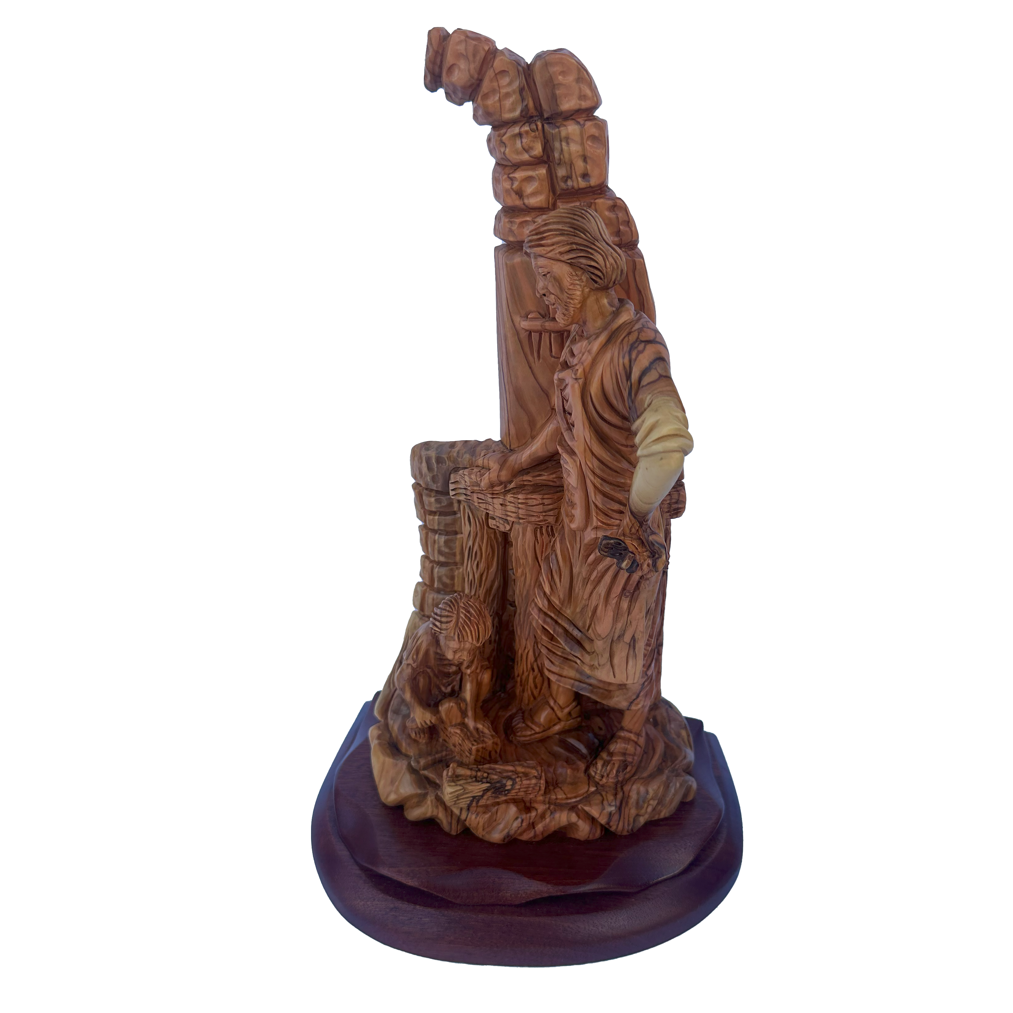 Joseph with Infant Jesus- Tools of Passion Masterpiece