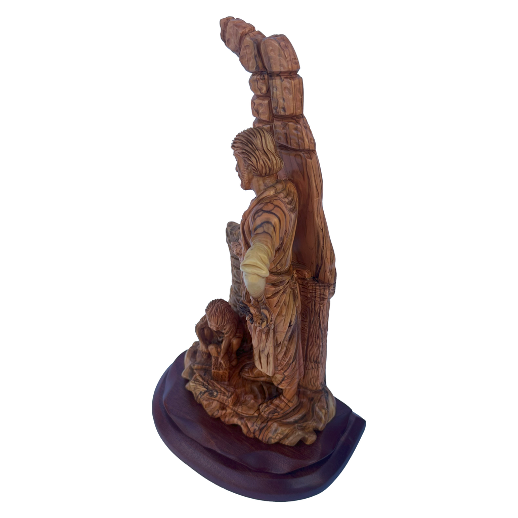 Joseph with Infant Jesus- Tools of Passion Masterpiece