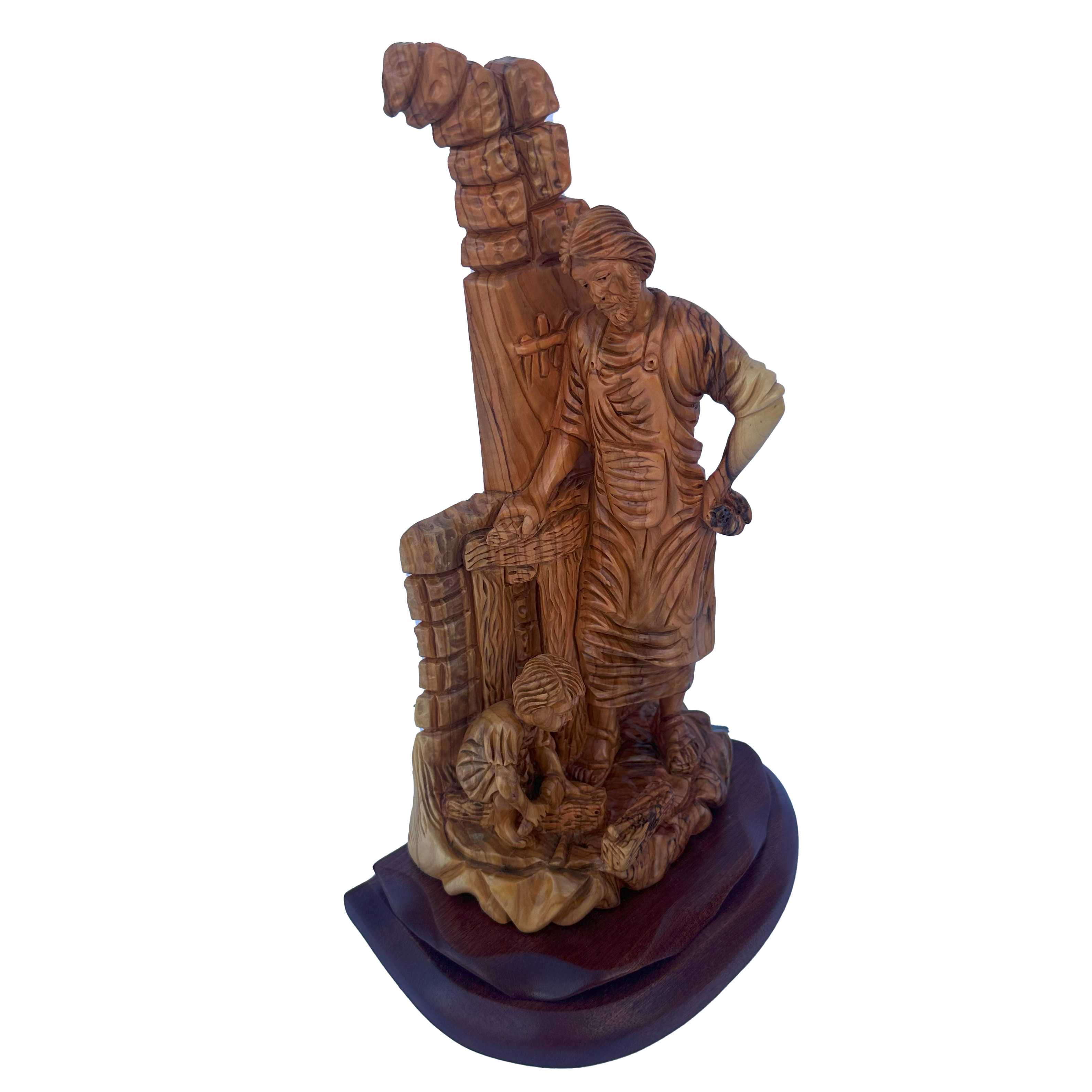 Joseph with Infant Jesus- Tools of Passion Masterpiece