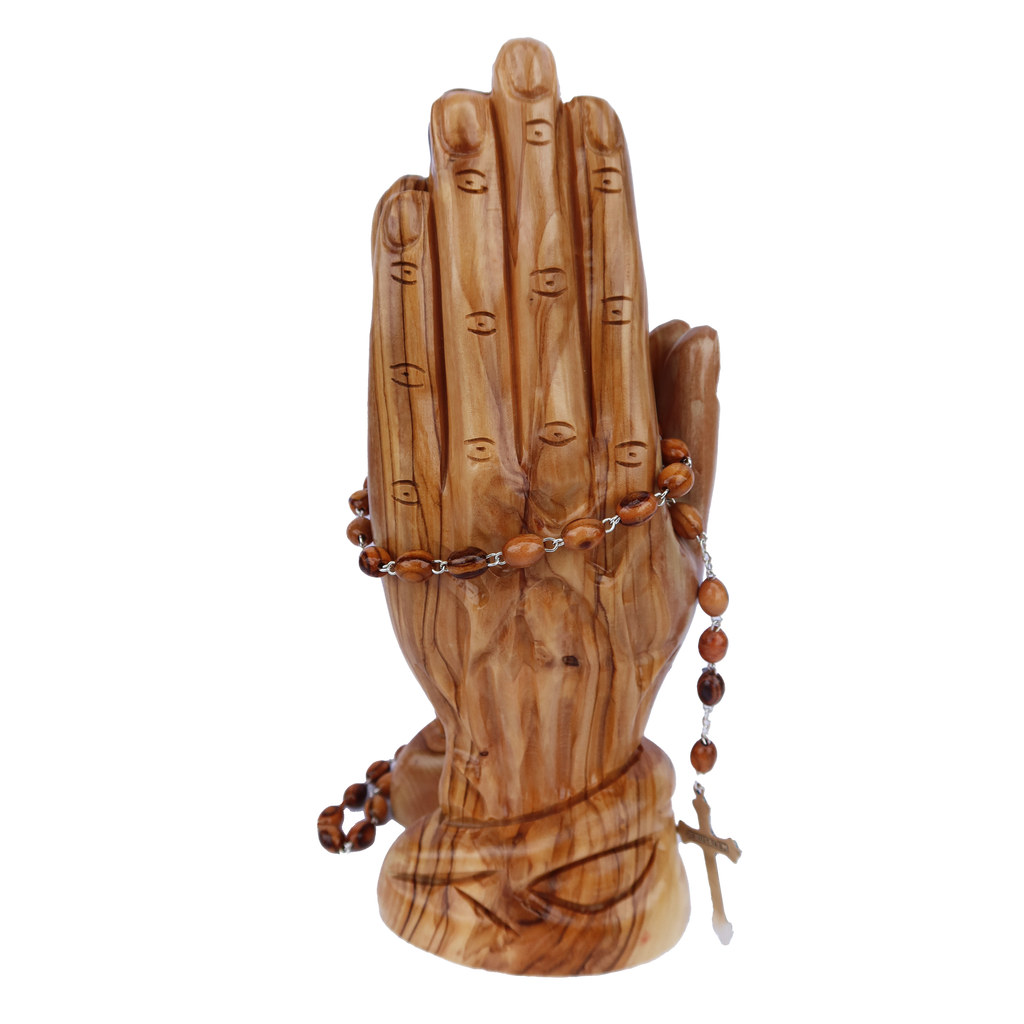 Prayer hands (with free rosary)