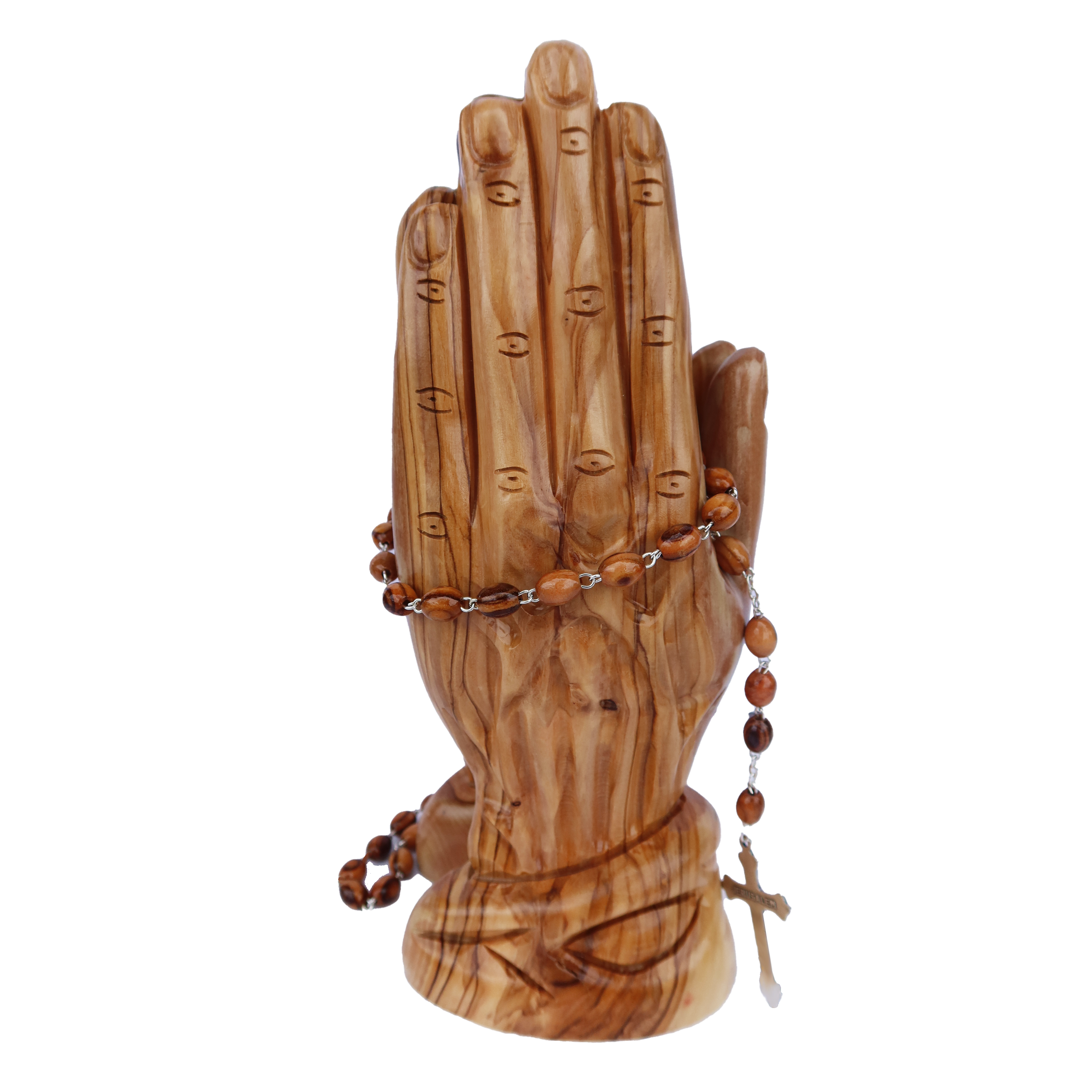 Prayer hands (with free rosary)