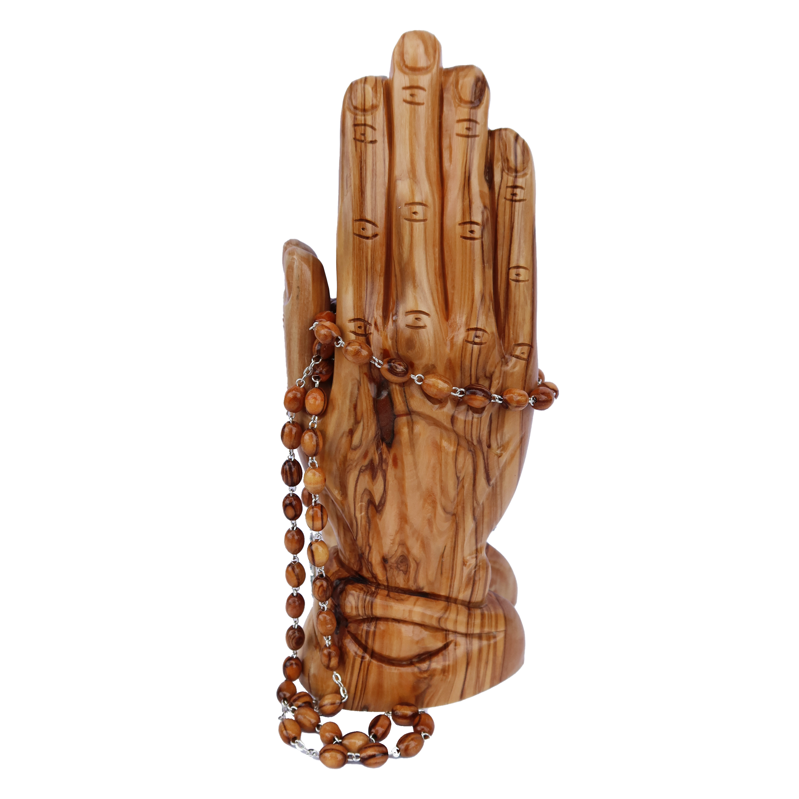 Prayer hands (with free rosary)