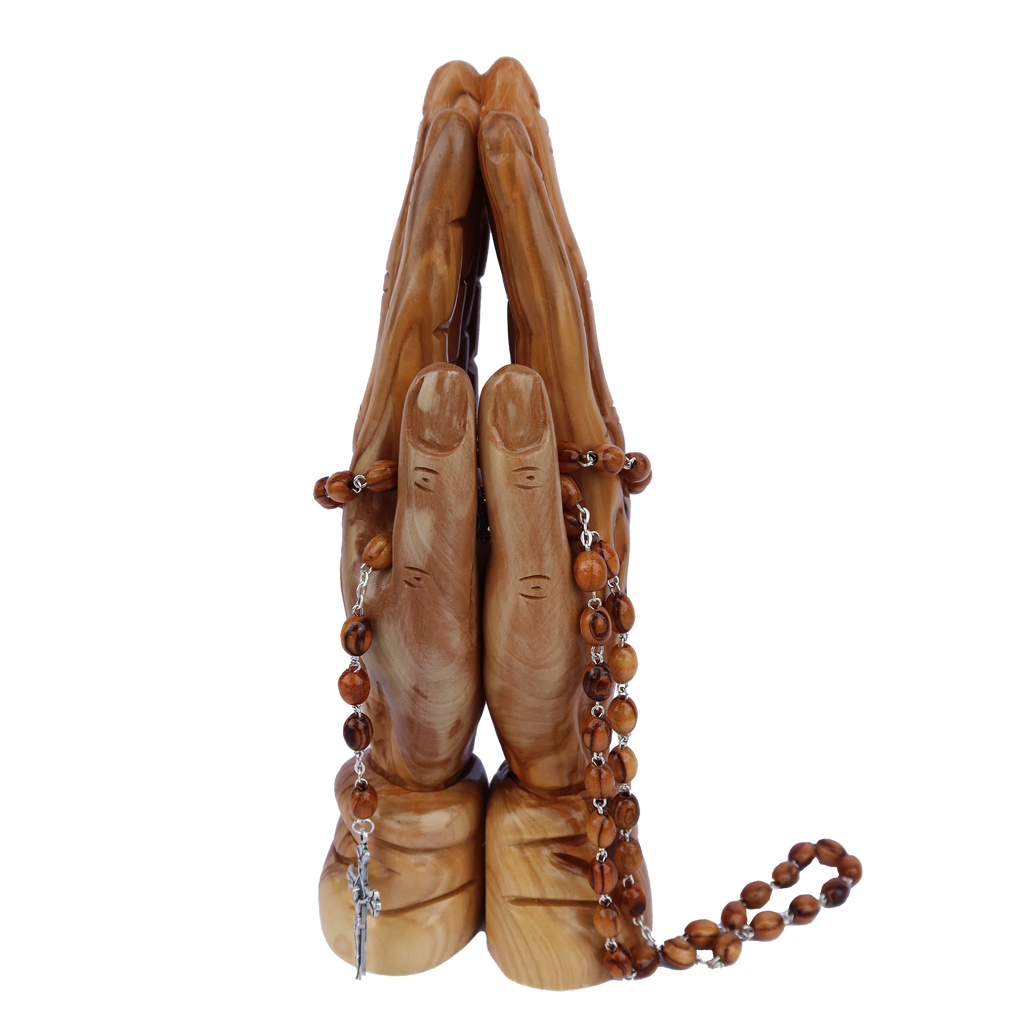 Prayer hands (with free rosary)