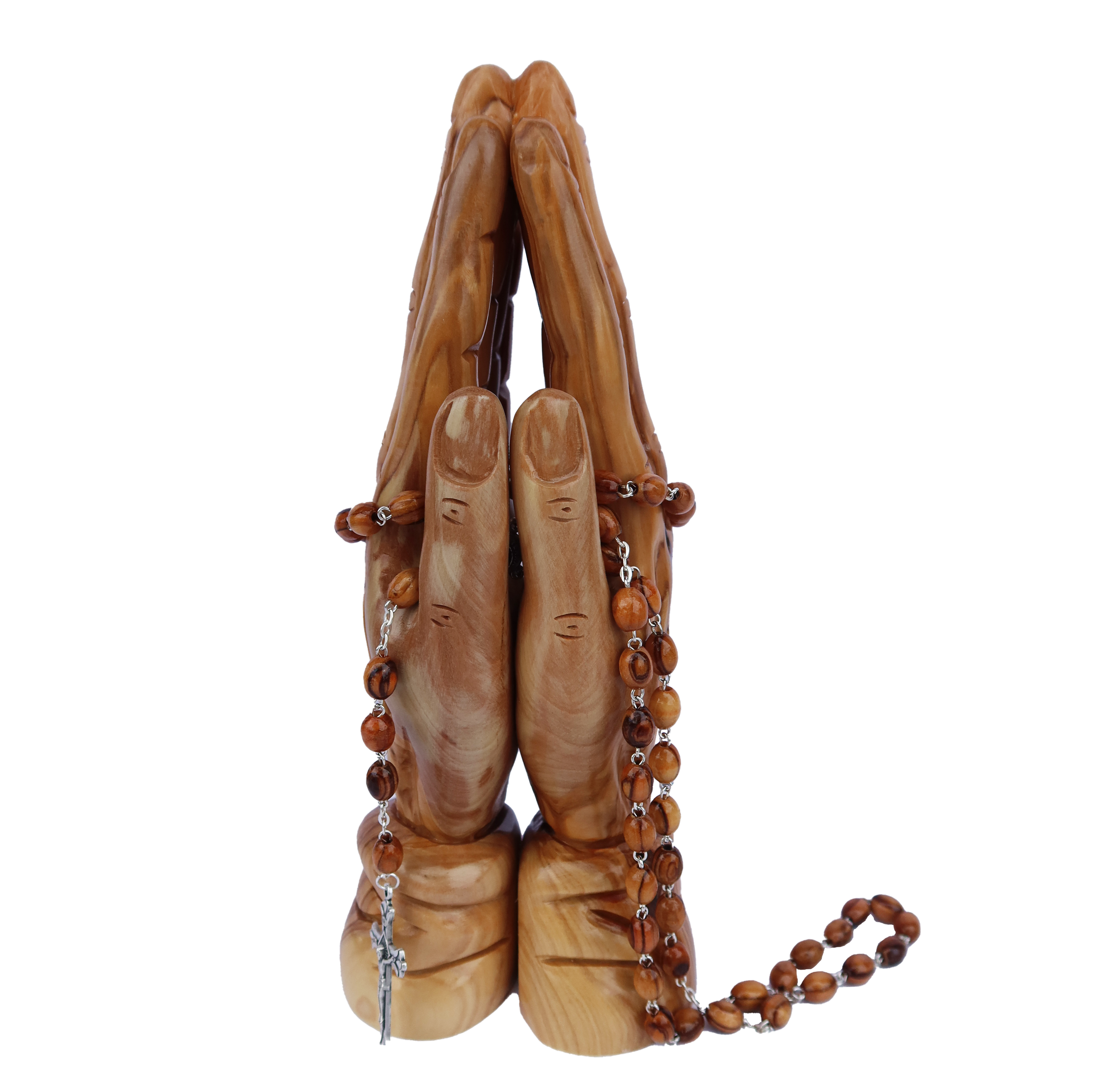 Prayer hands (with free rosary)