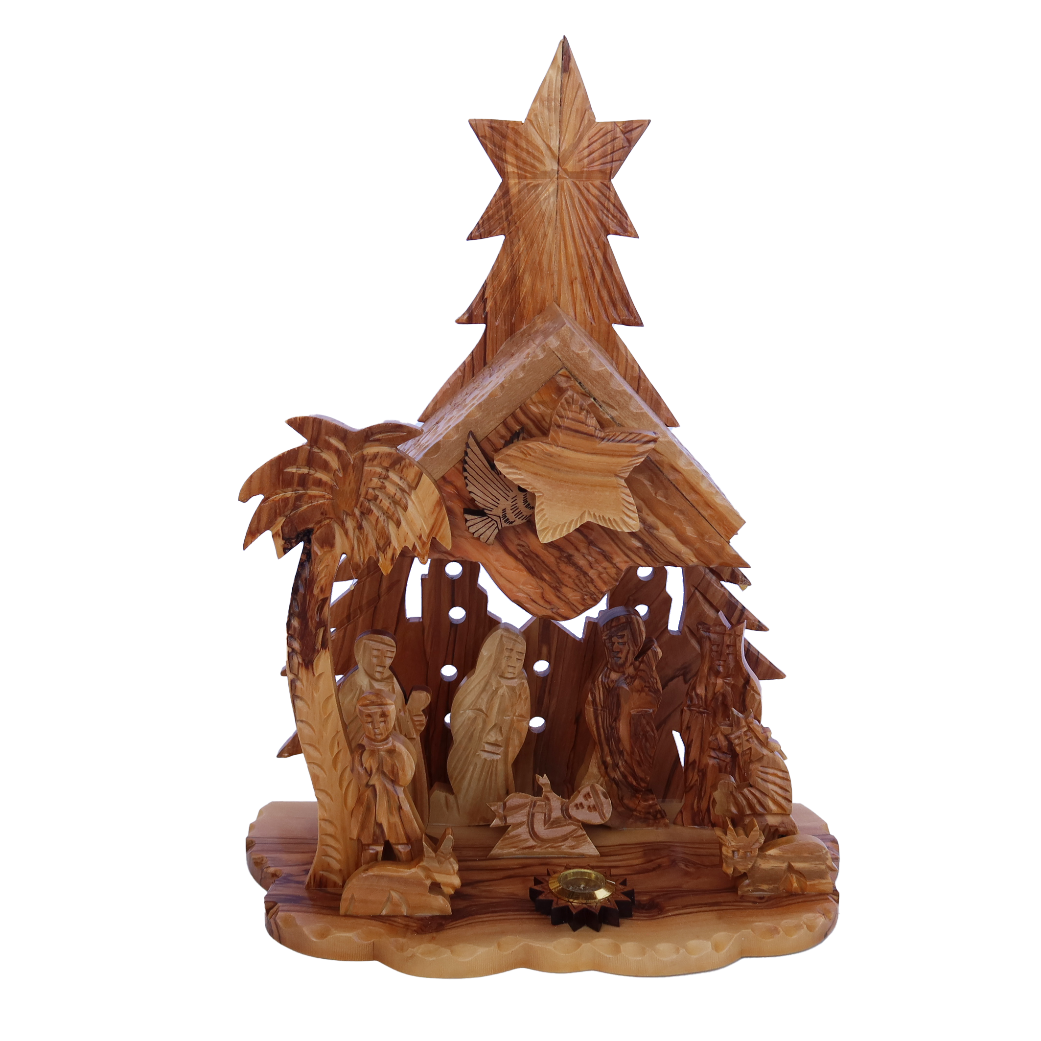 Simple Nativity with Music Box