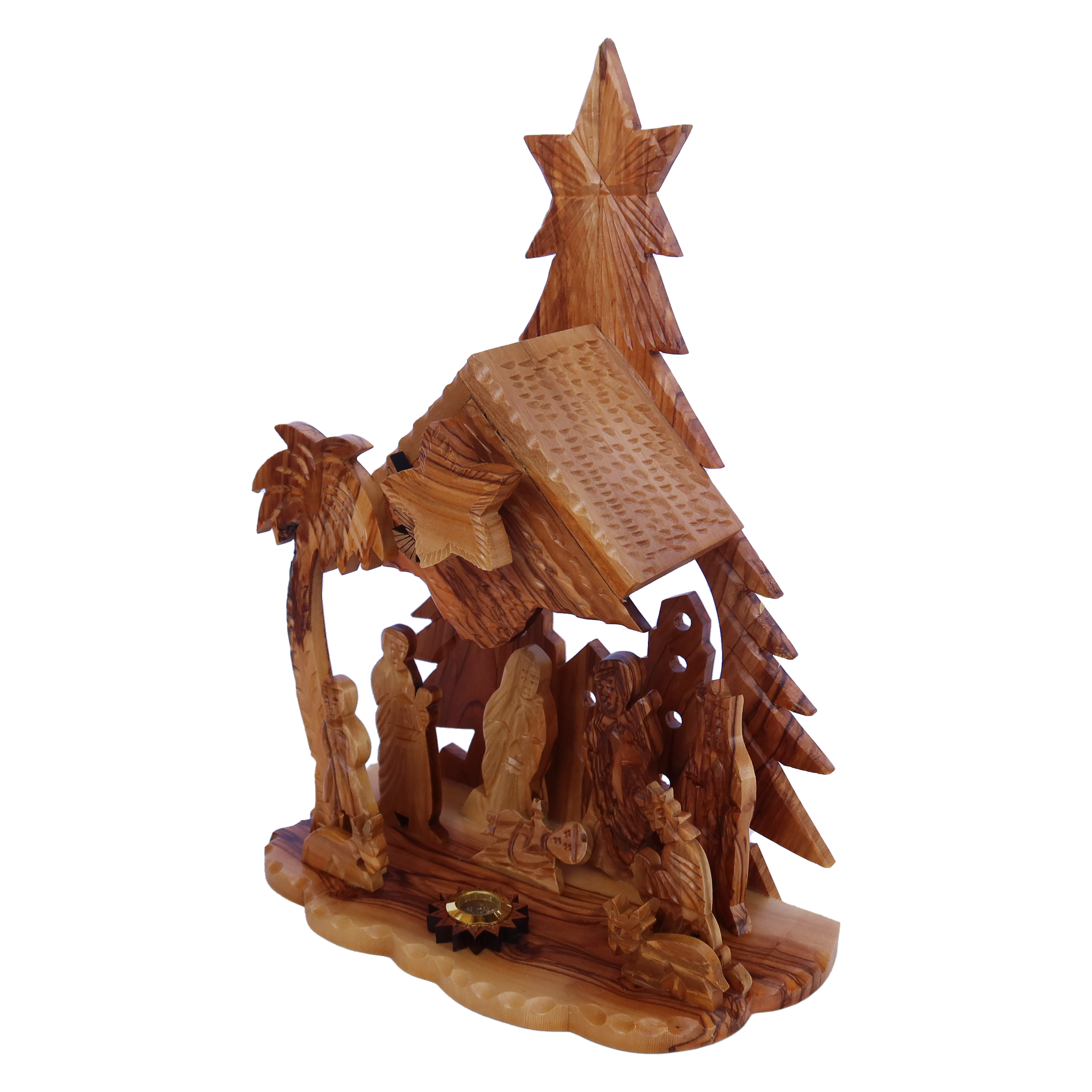 Simple Nativity with Music Box